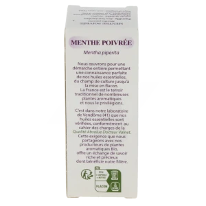 Docteur Valnet Huile Essentielle Bio, Menthe Poivree 10ml