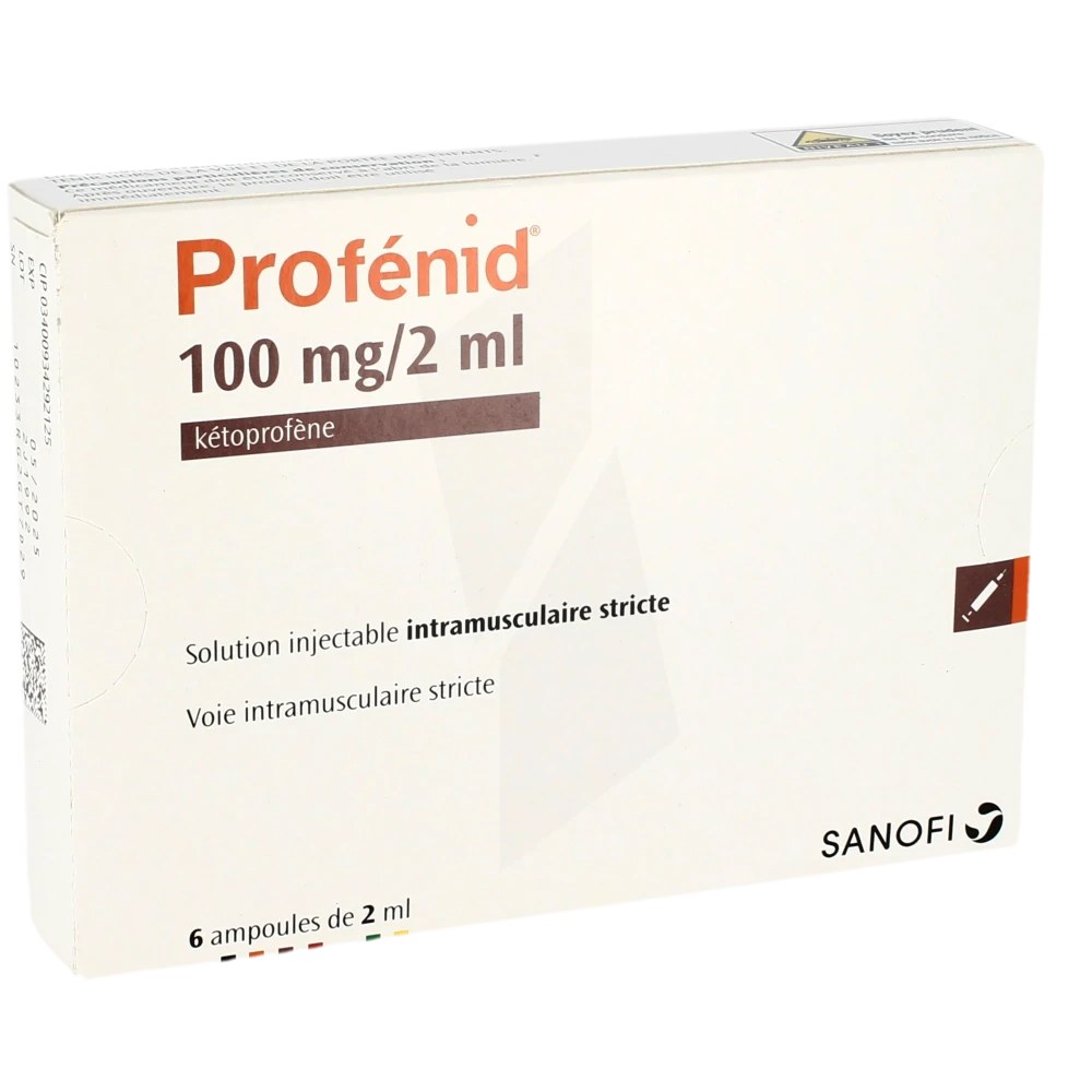 Profenid 100 Mg/2 Ml, Solution Injectable (i.m.)