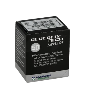 Glucofix Tech Sensor Bandelette B/50
