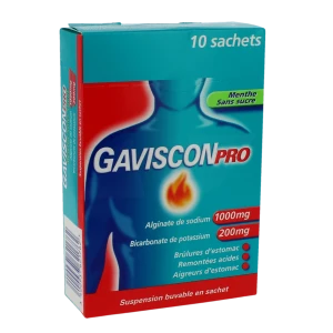 Gavisconpro Menthe, Suspension Buvable En Sachet