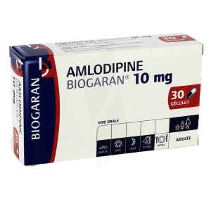Amlodipine Biogaran 10 Mg, Gélule