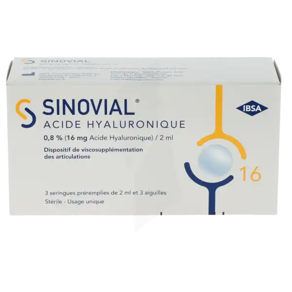 Sinovial Solution Injectable 3 Seringues/2ml + Aiguille