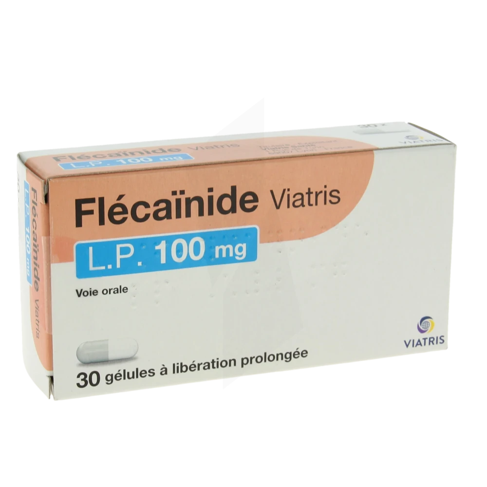 Flecainide Viatris Lp 100 Mg, Gélule à Libération Prolongée