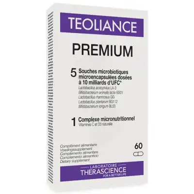 Therascience Teoliance Premium Gélules B/60 à PINS-JUSTARET