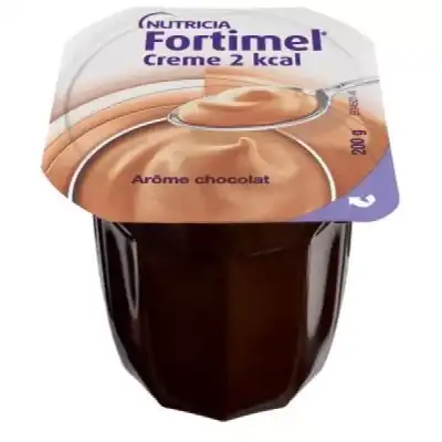 Fortimel Crème 2 kcal Nutriment Chocolat 4 Coupelles/200g