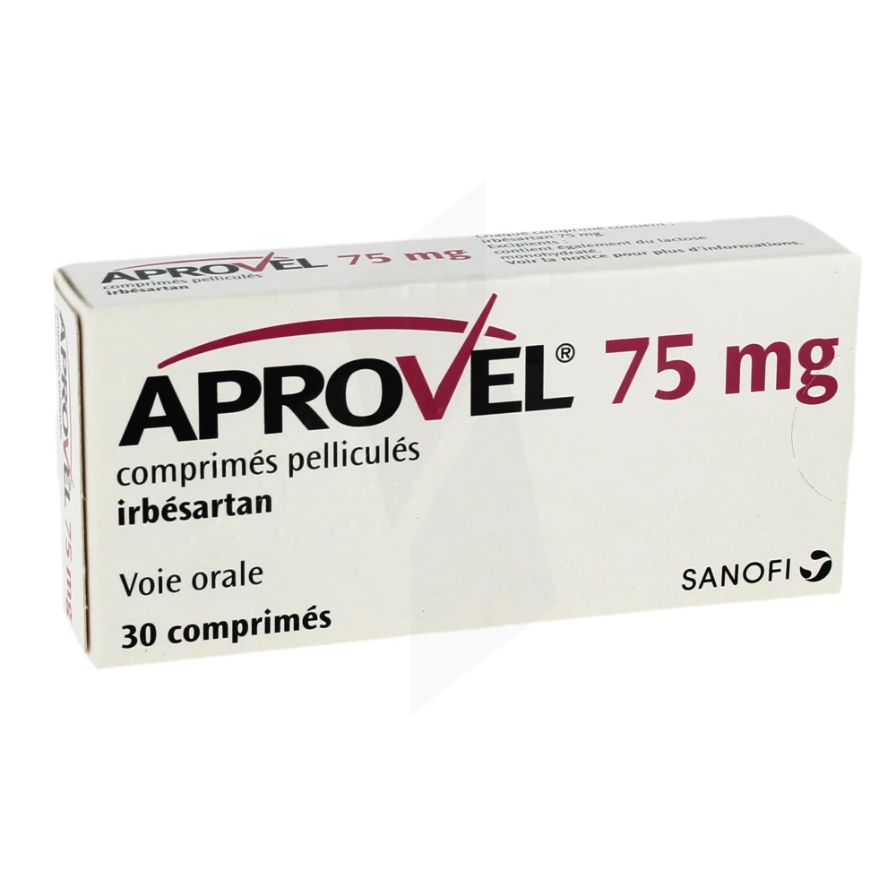 Aprovel 75 Mg, Comprimé Pelliculé