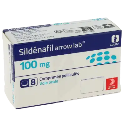 SILDENAFIL ARROW LAB 100 mg, comprimé pelliculé