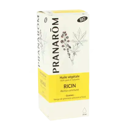 Pranarôm Huile Végétale Bio Ricin Fl/50ml à Obernai
