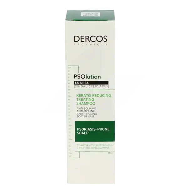 Vichy Dercos Psolution Shampooing Traitant Kératoréducteur Flacon/200ml