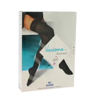 Varisma Douceur Classe Ii Bas Autofixants Noir Taille 2 Court Pied Fermé à MONTPEZAT-SOUS-BAUZON