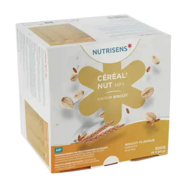 Nutrisens Cerealnut Hp+ Nutriment édulcoré Biscuité 6sachets/50g