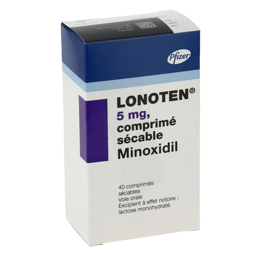 Lonoten 5 Mg, Comprimé Sécable