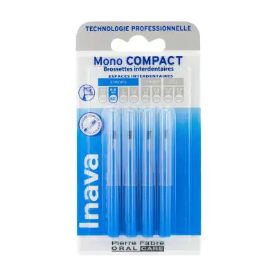 Inava Brossettes Mono Compact Bleu 0,8mm Iso1 B/4 à Monsempron-Libos