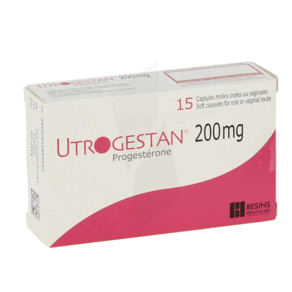 Utrogestan 200 Mg, Capsule Molle Orale Ou Vaginale