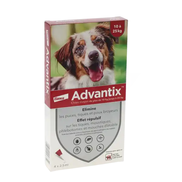 Advantix Chien Moyen, Solution Pour Spot-on