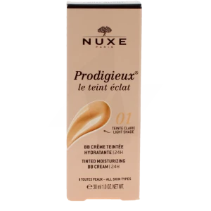 Nuxe Prodigieuse Le Teint Eclat Crème Bb Hydratante 24h Claire Tube De 30 Ml