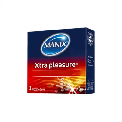 Manix Xtra Pleasure Préservatif Avec Réservoir Lubrifiés B/3