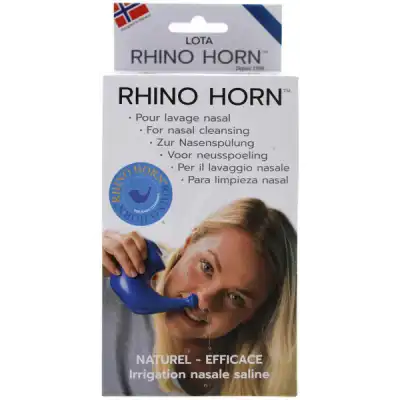 Rhino Horn Appareil Lavage Des Fosses Nasales Bleu à HEROUVILLE ST CLAIR