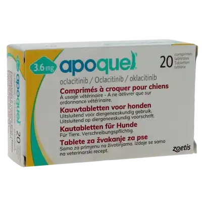 APOQUEL 3,6 MG COMPRIMES A CROQUER POUR CHIENS, Comprimé à croquer