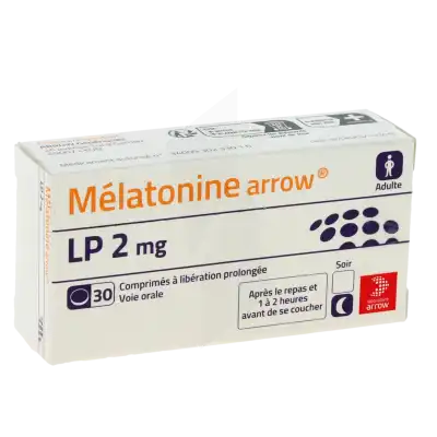 Melatonine Arrow Lp 2 Mg, Comprimé à Libération Prolongée à Clermont-Ferrand