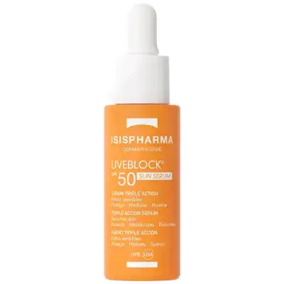 Isispharma Uveblock Spf50 Sun Sérum Triple Action 28ml à AIX-EN-PROVENCE