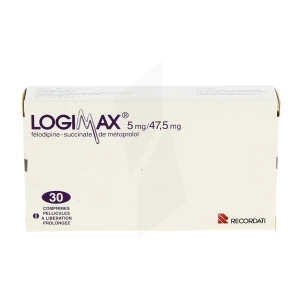 Logimax 5 Mg/47,5 Mg, Comprimé Pelliculé à Libération Prolongée