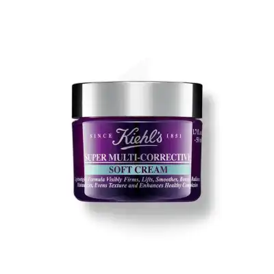 Kiehl’s Super Multi-corrective Soft Cream Crème Anti-âge Multi-correctrice à La Texture Légère Pot/50ml à Saint-Chef