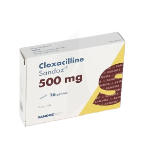 Cloxacilline Sandoz 500 Mg, Gélule