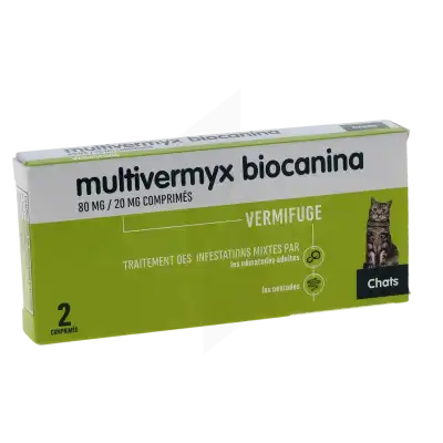 Multivermyx Chat 80/20 Mg Comprime, Comprimé à Annecy