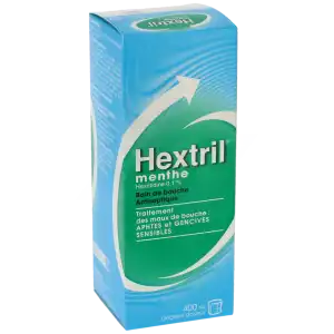 Hextril Menthe 0,1 Pour Cent, Solution Pour Bain De Bouche à SAINT MARCEL