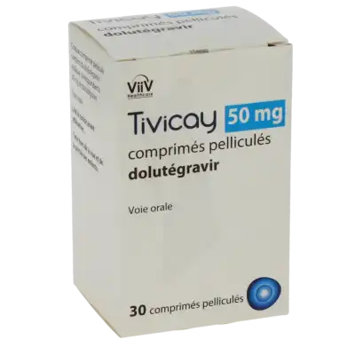 Tivicay 50 Mg, Comprimé Pelliculé à Nice