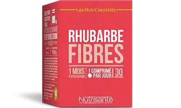 Nutrisante Rhubarbe Fibres Comprimés B/30 à St Jean de Braye