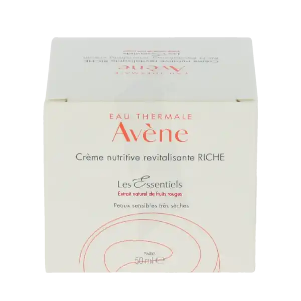 Avène - Soins Essentiels Visage - Crème Nutritive Revitalisante Riche, 50ml
