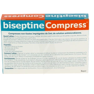 Biseptinecompress Compressses Impregnees, Bt 8