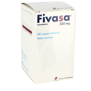 Fivasa 500 Mg, Suppositoire