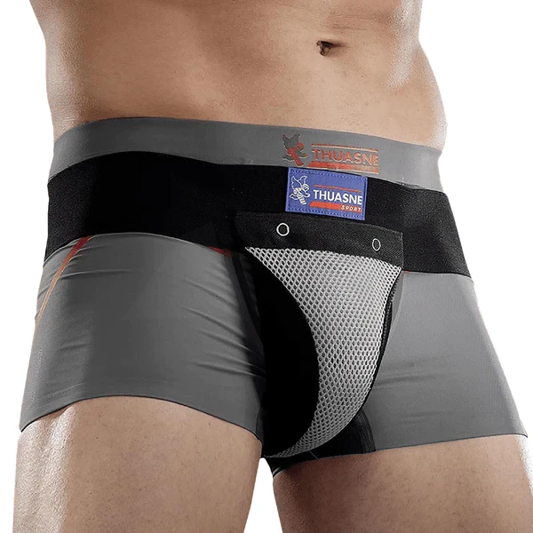Boxer avec deals poche pour testicules