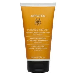 Apivita - Holistic Hair Care Après-shampoing Nourrissant Et Réparateur Pour Cheveux Secs Et Abîmés Avec Olive & Miel 150ml