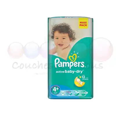 Pampers Active Baby Dry T4+ X 53 à TOULOUSE