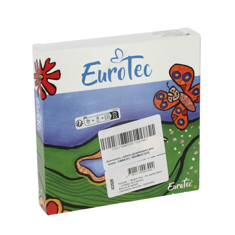 Varimate Renfort Ultra Fin Courbes 5x4 Bandes (3cmx9cm)