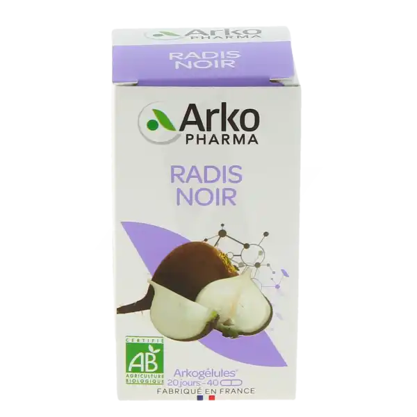 Arkogélules Radis Noir Bio Gélules Fl/40