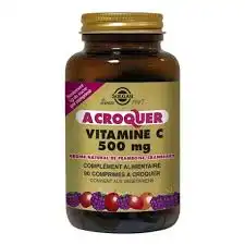 Acheter Solgar Vitamine C 500 mg à croquer framboise/cranberry à Saint-Maximin