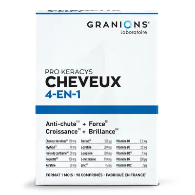 Pro Kerasys Cheveux 4-en-1 Format 1 Mois (90 Comprimés) à TOUCY