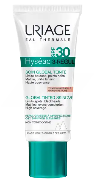 Uriage Hyséac 3-regul Spf30 Crème Teinté Soin Global T/40ml