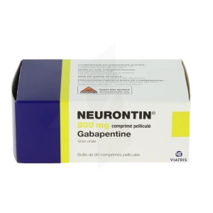 Neurontin 800 Mg, Comprimé Pelliculé