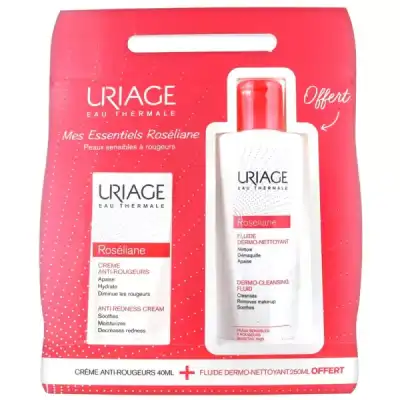 Uriage Roseliane Crème Anti-rougeurs T/40ml+fluide Dermo à QUINCY-SOUS-SÉNART