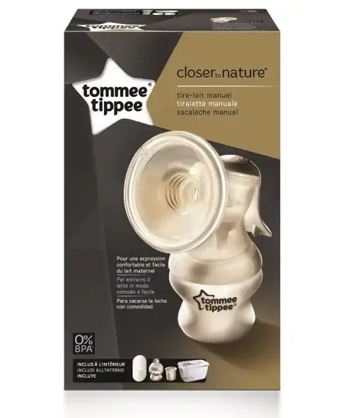 Tommee Tippee Closer To Nature Tire-lait Manuel Avec Accessoires