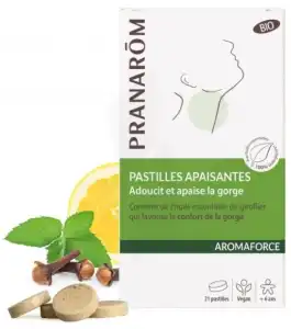 Pranarôm Aromaforce Pastilles Apaisantes+ B/21 à COLLONGES-SOUS-SALEVE
