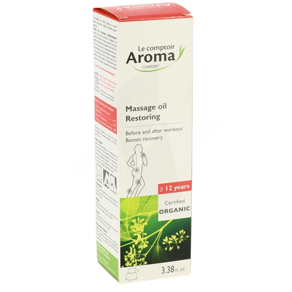 Le Comptoir Aroma Huile De Massage Décontractant Bio Spray/100ml