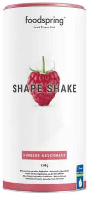 Foodspring shape shake framboise