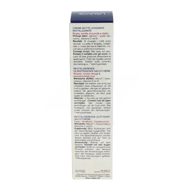 Uriage Age Lift Crème Nuit Lissante Revitalisante Fl Airless/40ml